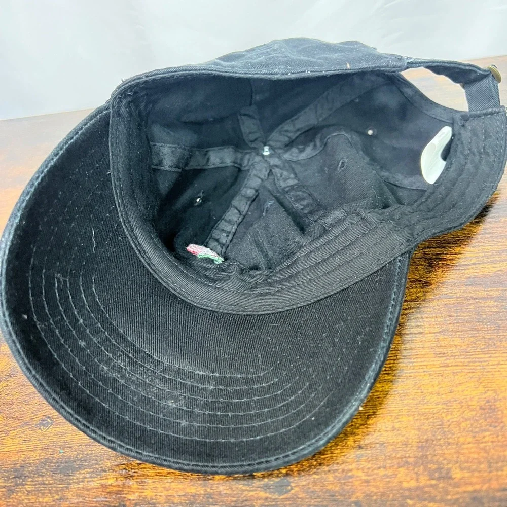 Empyre Rose Embroidered Black Dad Hat Adjustable Baseball Cap OSFM